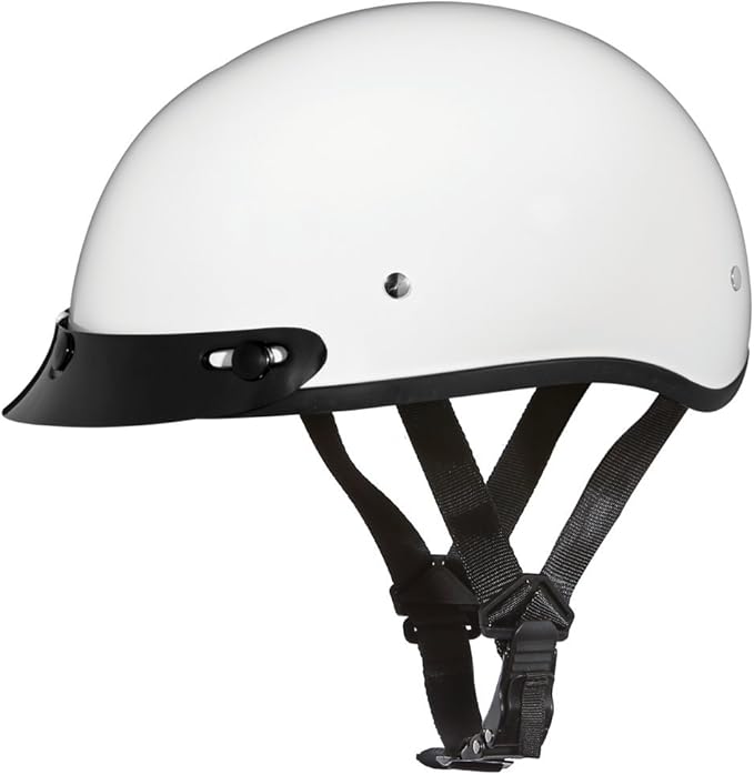 Motorcycle Helmet Half Skull Cap - Lightweight & Stylish DOT Approved Helmets for Adults - Perfect for Men and Women Riders - Comfortable & Secure Fit- Stylish Protection for Everyday Riding