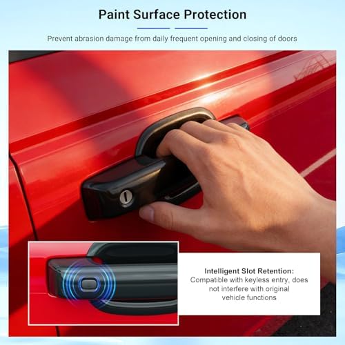 PTYYDS 16Pcs Door Handle Cover Compatible with 2021-2024 Ford Bronco Door Bowl Cover ABS Glossy Black Gear Shift Panel Cover Replacement for 2021-2024 Ford Bronco Accessories