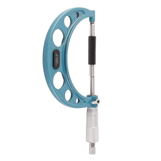 Walfront Outside Micrometer Measurement Tool Outer Diameter Micrometer Precision Micrometers Metric Thickness Measuring Instrument (75-100mm)