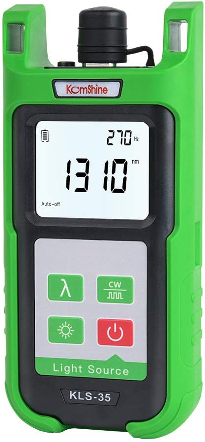 Pocket Sized Optical Single Mode Light Source, Multi Mode, 850/1300/1310/1550nm (KLS-35-MS)