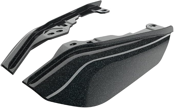 Advanblack 2025 RG Mid Frame Air Deflectors Compatible for Harley Touring Street Glide, Road King, Electra Glide, 2009-2025 (Iron Horse Metallic)