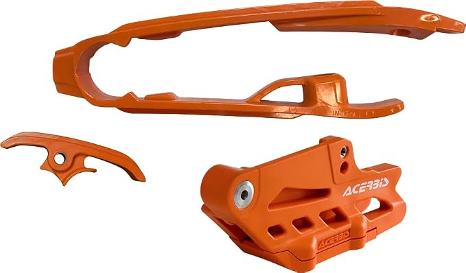 Acerbis 2984795226 Chain Guide and Slider Kit - Orange