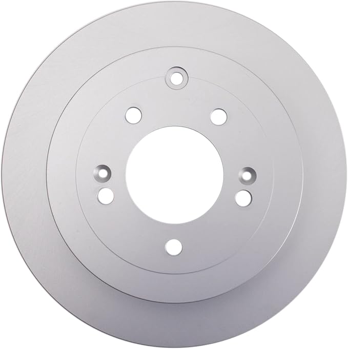 TRQ Rear Brake Rotor Set Solid G-Coated Compatible with 2016-2021 Hyundai Tucson 2017-2022 Kia Sportage