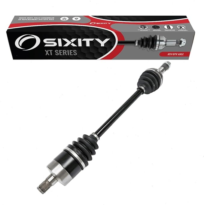 Sixity XT Rear Left CV Axle for Can-Am Commander 1000 DPS Limited 2016-20 | LTD Mossy Oak Hunting Edition XT XT-P 1000R 800R Max Defender HD8. Complete axle assembly, 5140 chrome steel