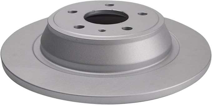 TRQ Rear Brake Rotor Set G Coated Solid Compatible with 2013-2020 Ford Fusion 2013-2016 Lincoln MKZ