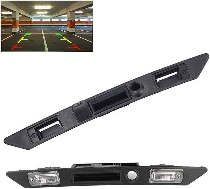 HD 1280x720pixel Trunk Handle Rear View Parking Camera Waterproof Backup Camera Without Switch for Audi A3 A4/S5 Quattro A4 Limo B6 8E2 8E5 Q7 A6 A6L Avant RS3 S3 RS4 S4 RS6 S6 (No.LS8001A)