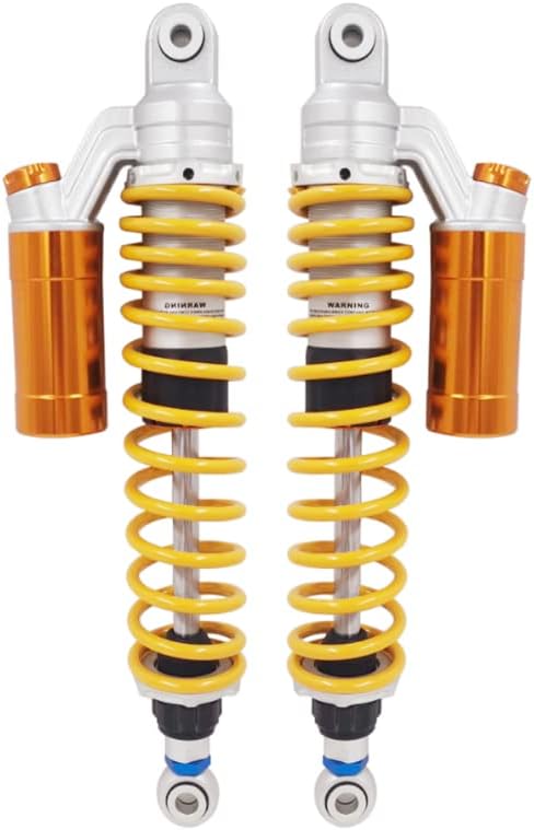 385mm/15.15" Rebound Damping Universal 7mm Spring Rear Suspension Air Shock Absorber MTB Motorcycle For XL250 XL500 XL185