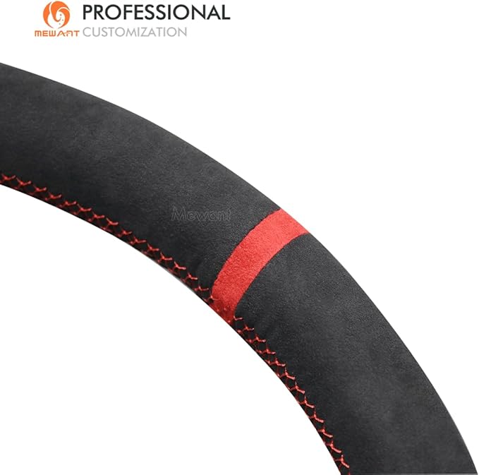MEWANT Steering Wheel Cover for Subaru WRX 2015-2021 / WRX STI 2015-2021 Steering Wheel Cover Accessories
