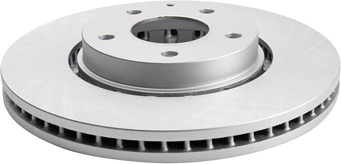 TRQ Front Brake Rotor Set G Coated Vented Compatible with 2016-2024 Mazda CX-5 2019-2021 Mazda 6