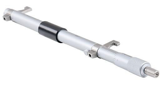 Accusize Industrial Tools 8-9'' by 0.001'' Inside Micrometer in Fitted Case, Satin Chrome Finished, Eg00-3229 | Range: 8-9", Graduation: 0.001", Accuracy: 0.00028", Resolution: 0.0001", Satin Chrome Finish