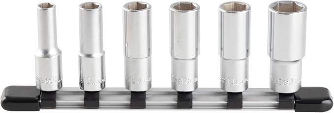 TONE Deep Socket Set with Socket Holder 6-Point HSL306 3/8" Inch Drive 6-Piece