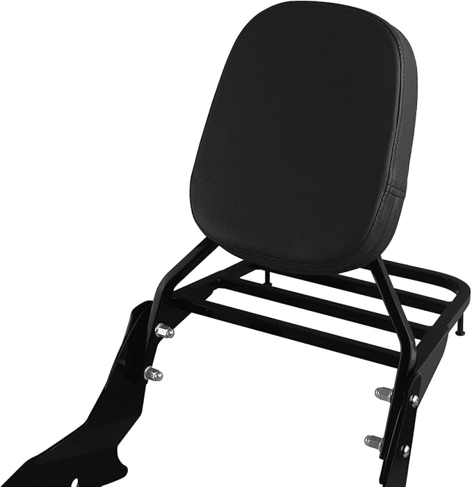 Sissy Bar & Luggage Rack for Suzuki Volusia VL800(Black) | 2001-2011 Passenger Backrest