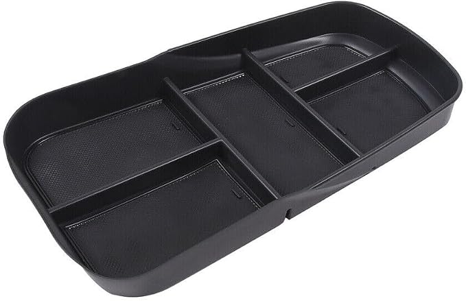 ABS Car Storage Box Central Control Lower Storage Box Tray,Fit forMercedes-Ben-z EQE EQS 2022-2024,Center Console Organizer Lower Tray Central Control Storage