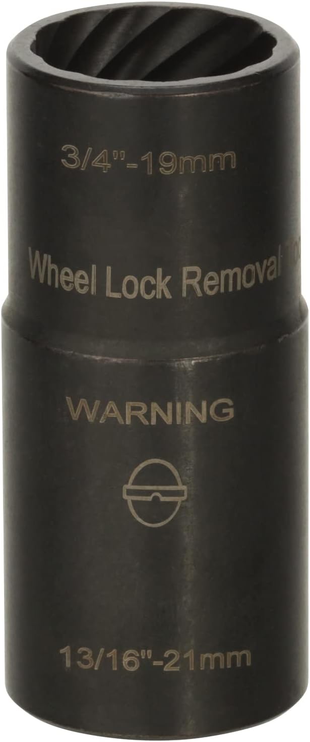 LTI TOOLS Twist Socket Lugnut Removal System, 3 Piece (LT4300), includes twist sockets 400-25 and 4200A and punch 400-7