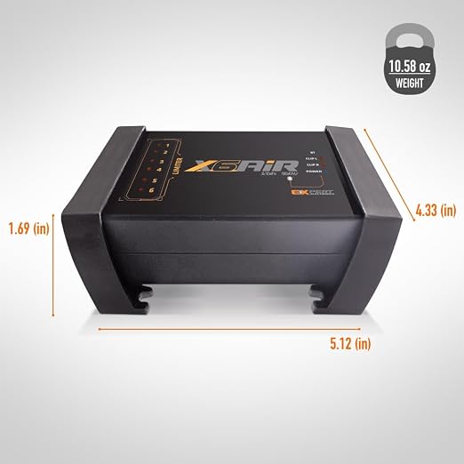 Banda Audioparts X AIR Series Digital Signal Processor, 32bit/96khz, Bluetooth and APP Control, 19 Band EQ, 2 Input (X6 AIR)