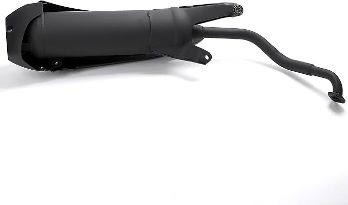 Minho Motorcycle Exhaust Assembly in Heavy Iron Material Compatible with Chinese GY6 125cc 150cc 4-Stroke Engine Scooter Moped RSZ 150 Gas Engine Scooters
