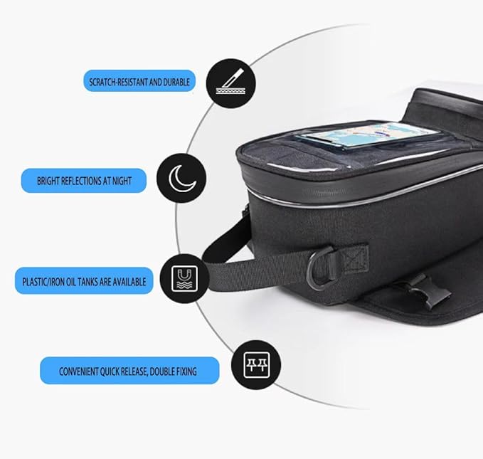 ZSTONG For Himalayan450 himalayan 450 452 2024 2025 Motorcycle fuel tank navigation pack is waterproof