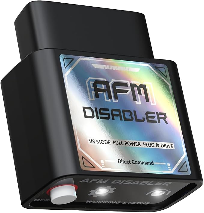 AFM/DFM Disabler Gen2 OBD2 Plug-Play for GM Trucks/SUVs | Active Fuel Management Disabler fits Silverado/Sierra/Tahoe/Suburban/Yukon/Escalade V6/V8，Prevents Lifter Failure, Aluminum