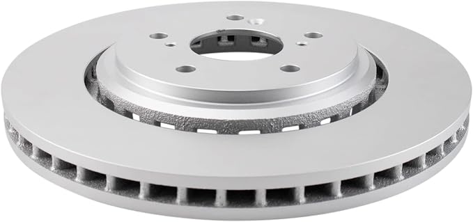 TRQ Front Brake Rotor Set G Coated Vented Compatible with 2014-2016 Acura MDX 2015-2020 TLX