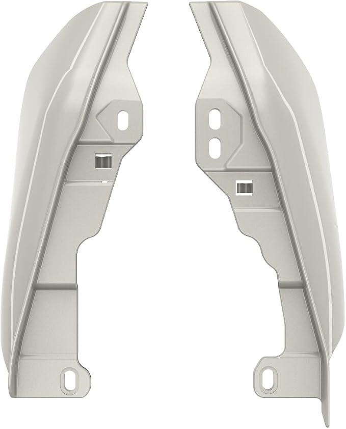 Advanblack 2024 RG Mid Frame Air Deflectors Compatible for Harley Touring Street Glide, Road King, Electra Glide, 2009-2025(Bonneville Salt Pearl)
