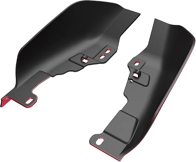Advanblack 2024 RG Mid Frame Air Deflectors Compatible for Harley Touring Street Glide, Road King, Electra Glide, 2009-2025(Velocity Red Sunglo)