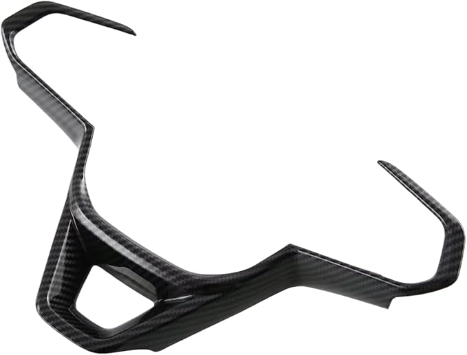 1 Pcs Center Steering Wheel Protection Cover FrameTrim for Chevrolet Trailblazer 2024-2026 Interior Accessory (ABS Imitation Carbon Fiber Pattern)