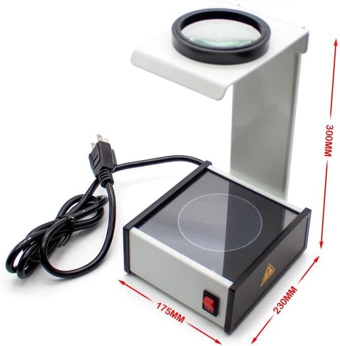 Optical Lens Tester – 110V Progressive Mark Reader for Lab CP-29B | Progressive Lens Mark Reader Tester, Display Hidden Markings, Distance/Transition/Near Zones Of Multi-Focal Eyeglass Lenses