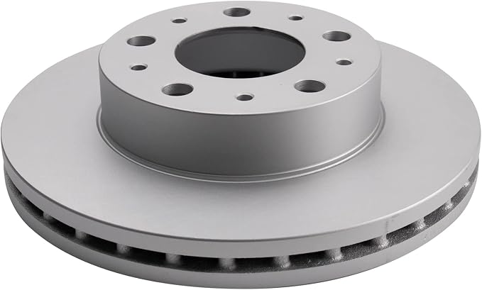 TRQ Front Brake Rotor Set G Coated Vented Compatible with 2014-2024 Ram ProMaster 1500, 2500, 3500