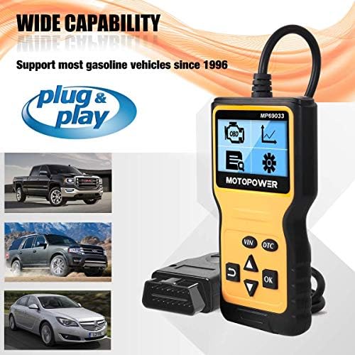 MOTOPOWER Vehicle Diagnostic Tool Battery Charger and Battery Tester