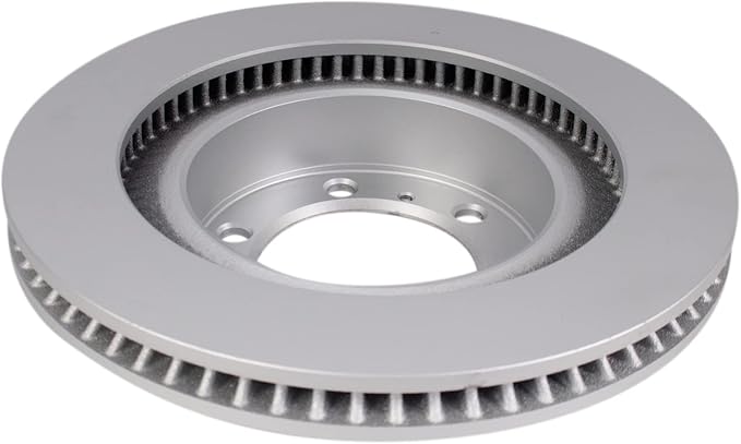 TRQ Front Brake Rotor Set G Coated Vented Compatible with 2010-2023 Lexus GX460 2010-2024 Toyota 4Runner