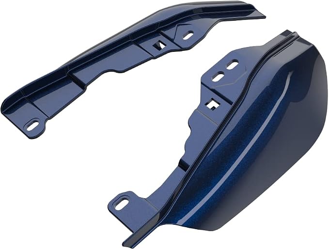 Advanblack 2024 RG Mid Frame Air Deflectors Compatible for Harley Touring Street Glide, Road King, Electra Glide, 2009-2025(Blue Steel)