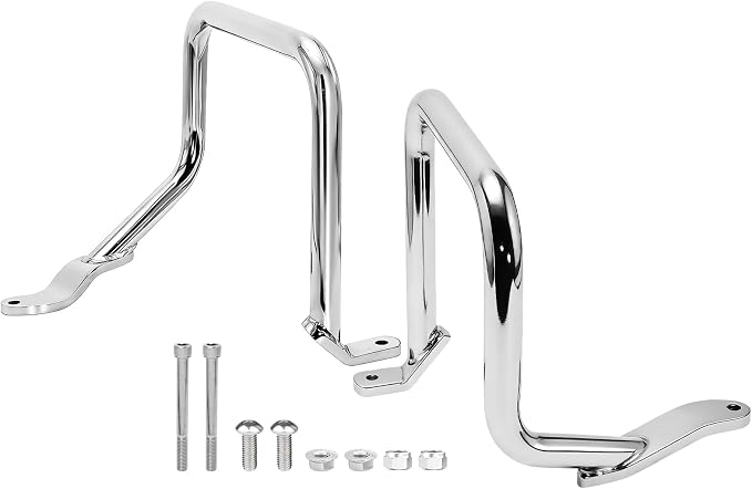 Saddlebag Guard Rails Rear Support Bar for 2000-2017 Harley Softail Heritage/Heritage Classic/Softail Standard/Night Train/Springer Models