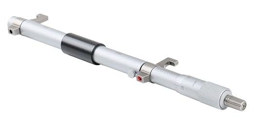 Accusize Industrial Tools 7-8'' by 0.001'' Inside Micrometer in Fitted Case, Satin Chrome Finished, Eg00-3228 | Range: 7-8", Graduation: 0.001", Accuracy: 0.00028", Resolution: 0.0001", Satin Chrome Finish