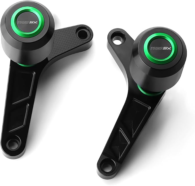 Modeer Motorcycle Frame Sliders Compatible with NINJA 1100SX Ninja 1100 SX/SE 2025 2026 Falling Protector Crash pads ninja1100sx ninja 1100sx Accessories (green)