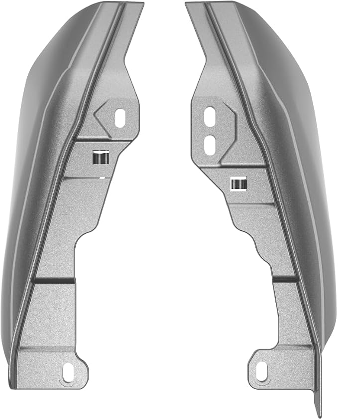 Advanblack 2024 RG Mid Frame Air Deflectors Compatible for Harley Touring Street Glide, Road King, Electra Glide, 2009-2025(Dark Platinum)