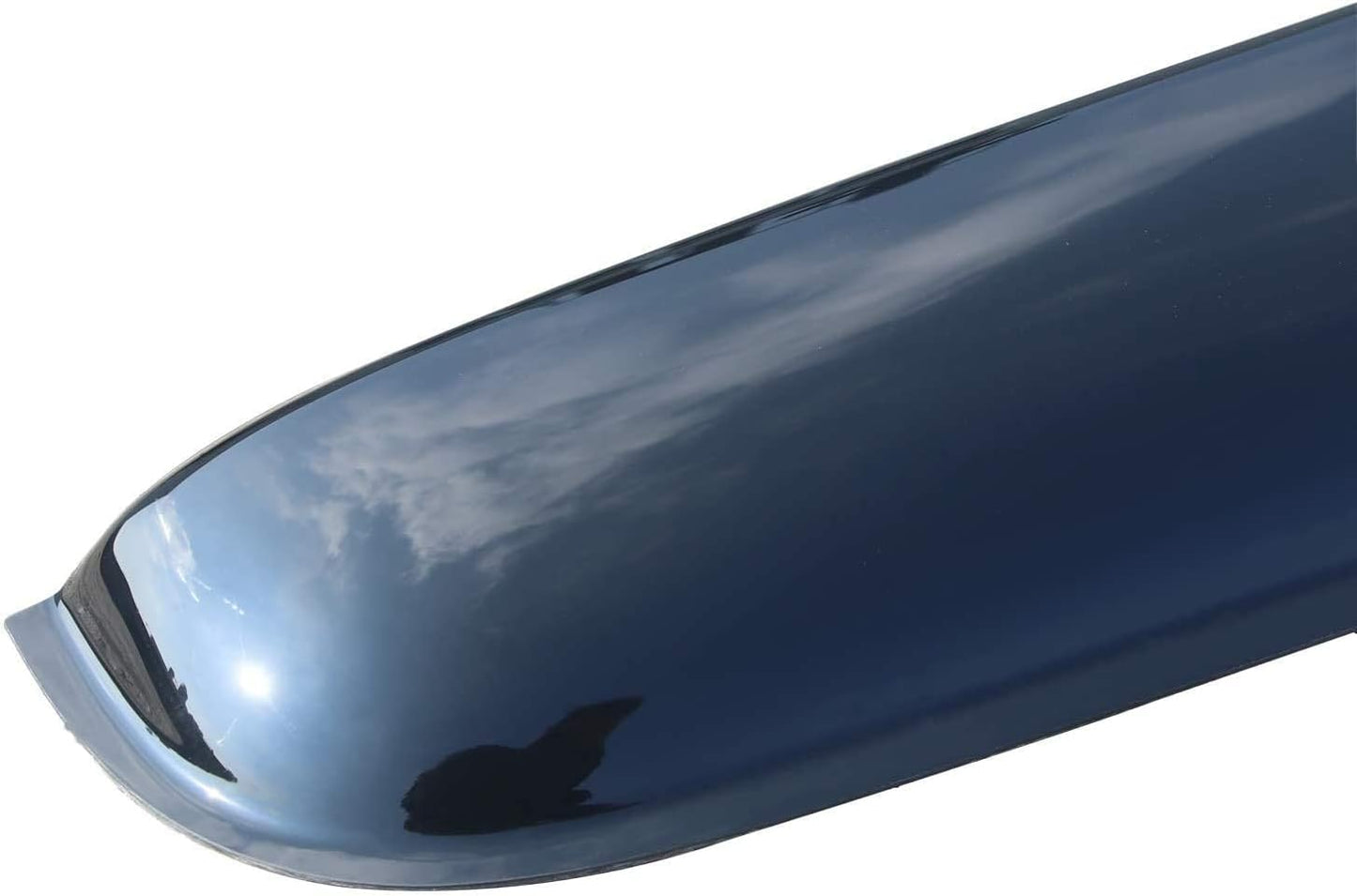 94229 Side Window Wind Deflector fit for 2002-2006 Mitsubishi Lancer, 4pcs Out-Channel Tape-On Nice Rain Guards Set, Dark Smoke Nice Window Visor