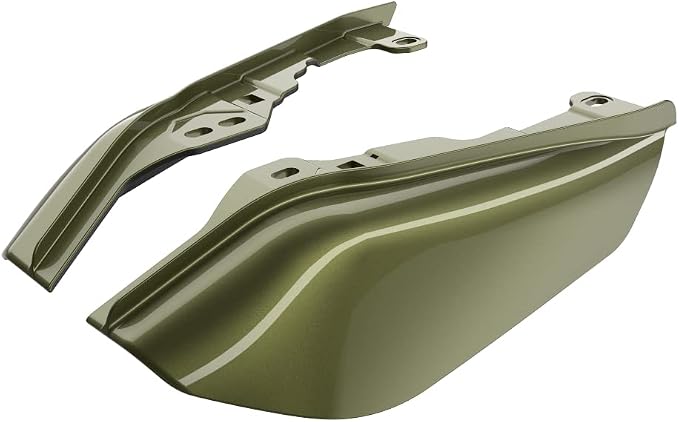 Advanblack 2024 RG Mid Frame Air Deflectors Compatible for Harley Touring Street Glide, Road King, Electra Glide, 2009-2025(Mineral Green Metallic)