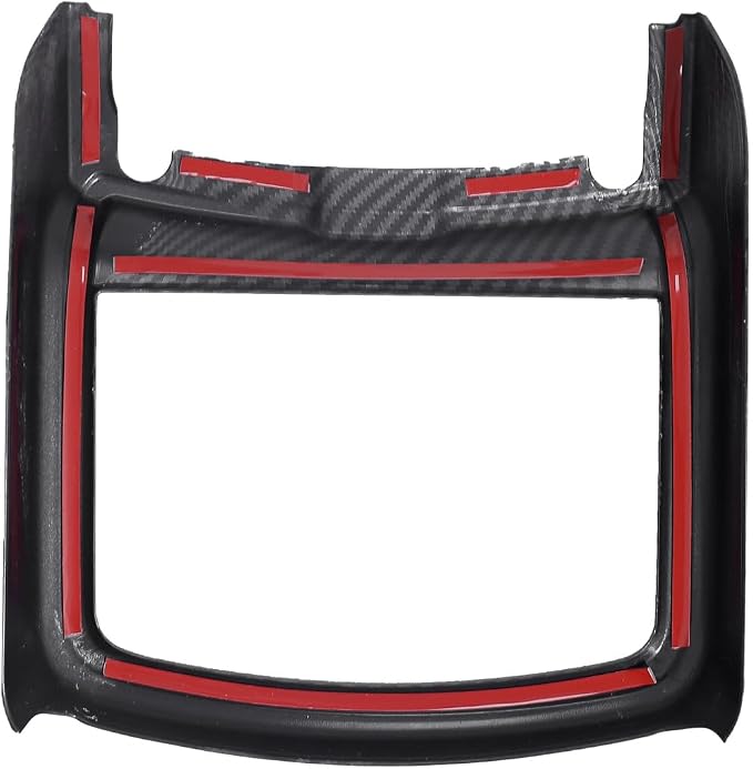 for Dodge Charger 2011-2023 for Chrysler 300 2015-2023 Interior Accessories Cup Holder Cover Trim Decor Sticker ABS Carbon Fiber