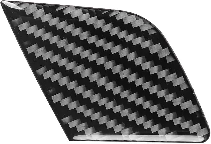 Black Soft Carbon Fiber car Interior Passenger Door Decoration 1/Piece Decorative Sticker Suitable for Acura TSX 09-14 Carbon Fiber car Interior