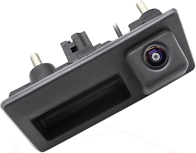 Vehicle Backup Camera with Dynamic Intelligent Trajectory Moving Guide Line for Audi A4L A5 A3 Q3 Q5 RS6 for VW Passat Tiguan Jetta Sharan Touareg Lavida Skoda, Car Rear View Trunk Handle Camera