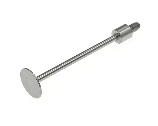 SUXING Flat Contact Points for Dial Indicator Depth 0.5mm Thickness 10 mm Diameter 4-48 UNF Thread 40 mm Length(4-48UNF D10L40)