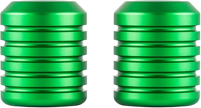 Advanblack Motorcycle Frame Sliders Machined CNC Alumium Crash Bar Slider Fit All Flat Out & Highway 1 1/4" Crash Bar Saddlebags Guards (Green)