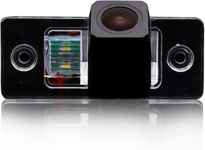 1280p Super Pro Waterproof Backup Camera Color Car Rear View Camera 170 Degree Viewing Angle License Plate with Night Vision for VW Porsche Cayenne Bora Skoda Scirocco Fabia Golf Polo