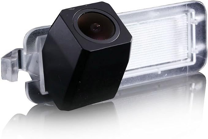 HD IP68 1280Pixels Auto Vehicle Car Van 170° Wide Angle License Plate Light Rear View Reversing Backup Camera Parking Aids System Compatible with Jeep Compass kit