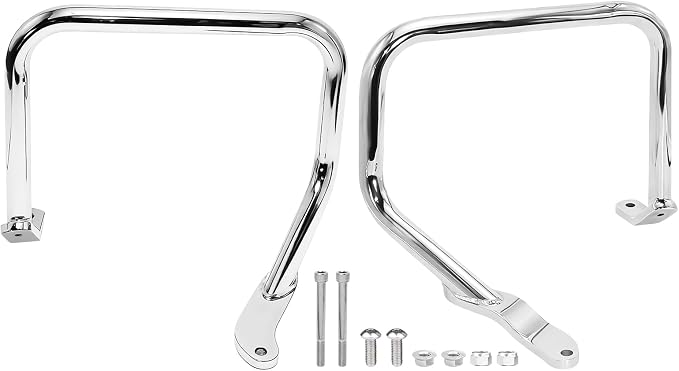 Saddlebag Guard Rails Rear Support Bar for 2000-2017 Harley Softail Heritage/Heritage Classic/Softail Standard/Night Train/Springer Models