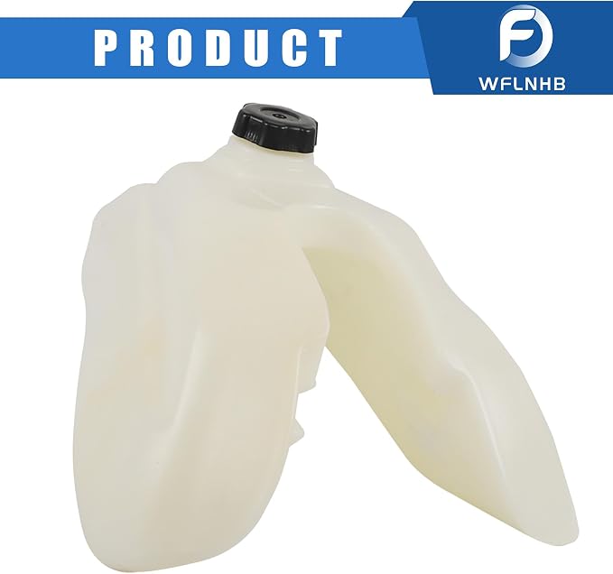 WFLNHB FT49010 Fuel Tank Replacement for Honda FourTrax 250 TRX250 2x4 1985-1987 White Plastic 17510-HA8-680