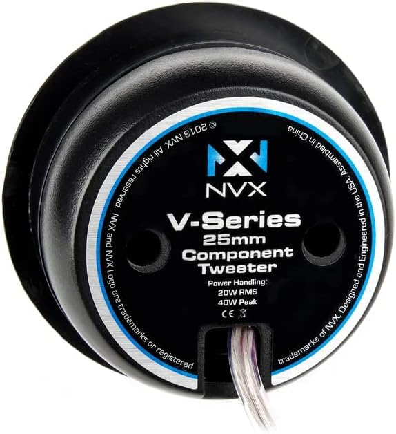 NVX® VSP69KIT 6x9 Premium Car Speakers, 900W Max, 300W RMS, 2-Way Component System w/ 1" Silk Dome Tweeters & Passive X-Overs, Easy to Install in Cars/Trucks/Doors (Pair)