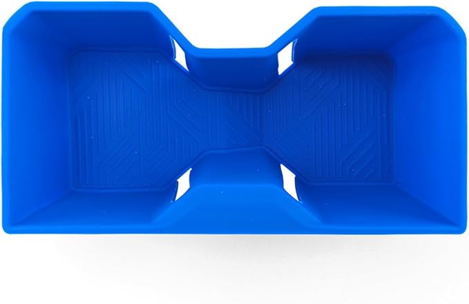 Silicone Liner Holder Inserts for Toyota Tacoma 2024 2025 4th Gen Interior Accessories Door Side Storage Box Organizer Trays Non-Slip Liner (for 2024 2025 Tacoma, Pack of Blue Silicone Holder)