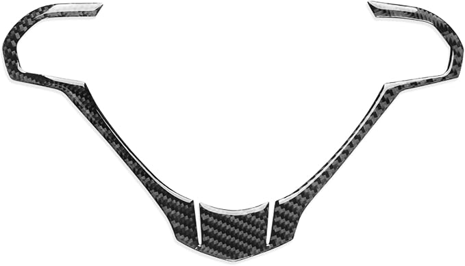 Black Soft Carbon Fiber car Interior Steering Wheel Sticker 1/Piece Decorative Sticker Suitable for Acura TSX 09-14 Carbon Fiber car Interior