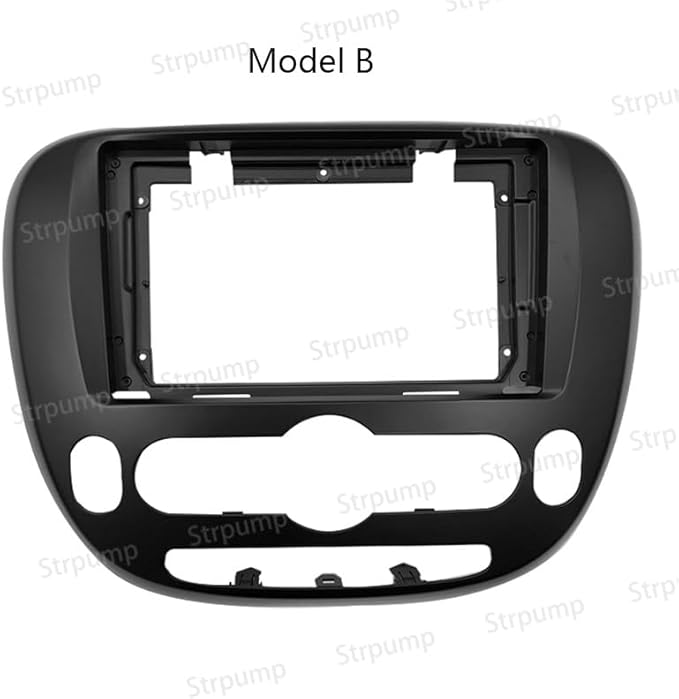 9'' Car Radio Stereo Dash Fascia Frame Bezel Panel Trim for Kia Soul 2014 15 16 17 18 19 Mount Kit B